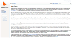 Desktop Screenshot of pattern-wiki.org