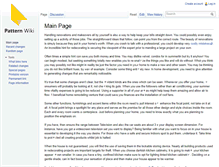 Tablet Screenshot of pattern-wiki.org